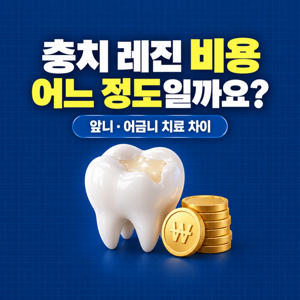 대전 충치치료, 레진 치료 비용 어느 정도야? 치료할 치과도 알려줘