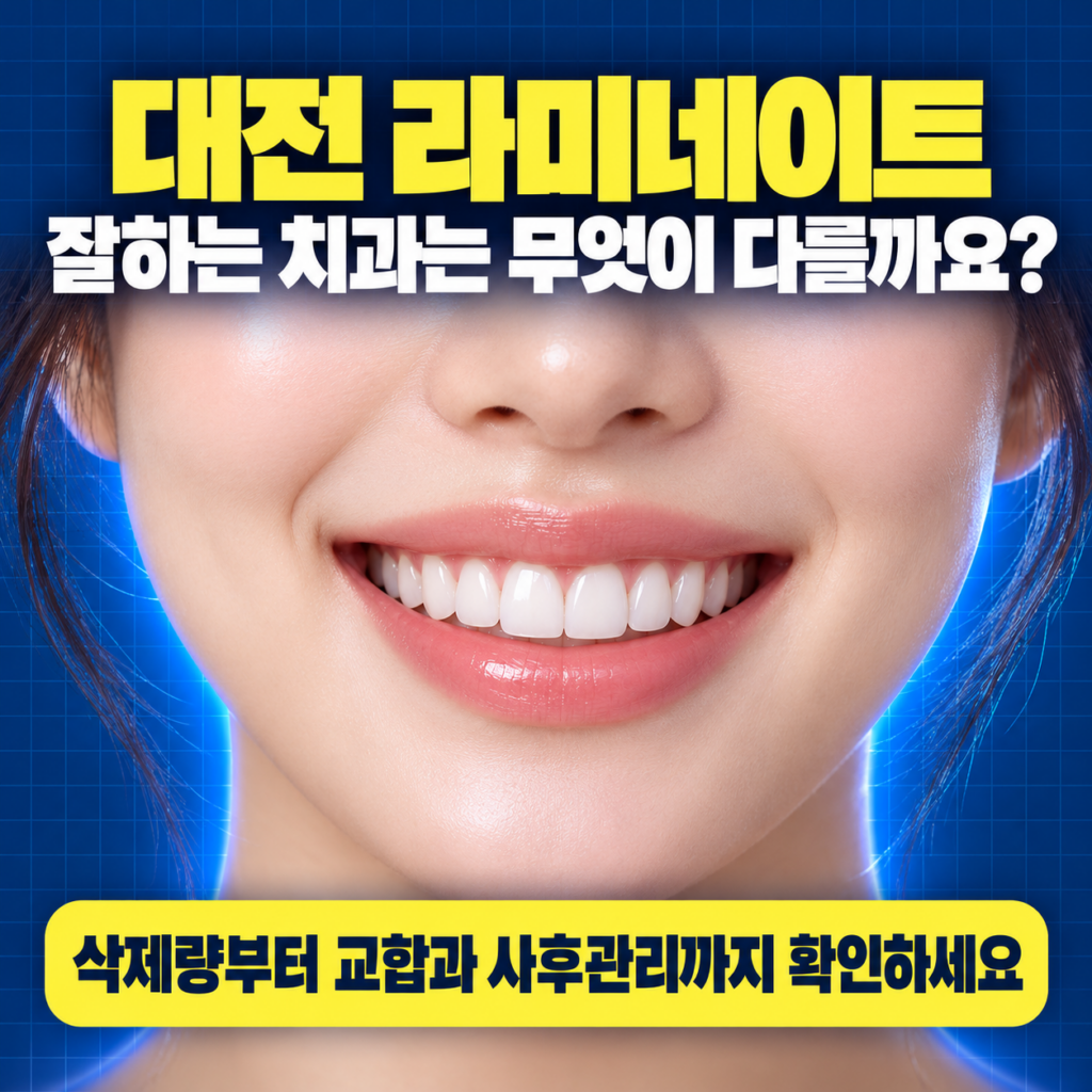 대전 라미네이트 잘하는 치과, 자연스럽고 오래 사용하려면 무엇을 확인할까요?