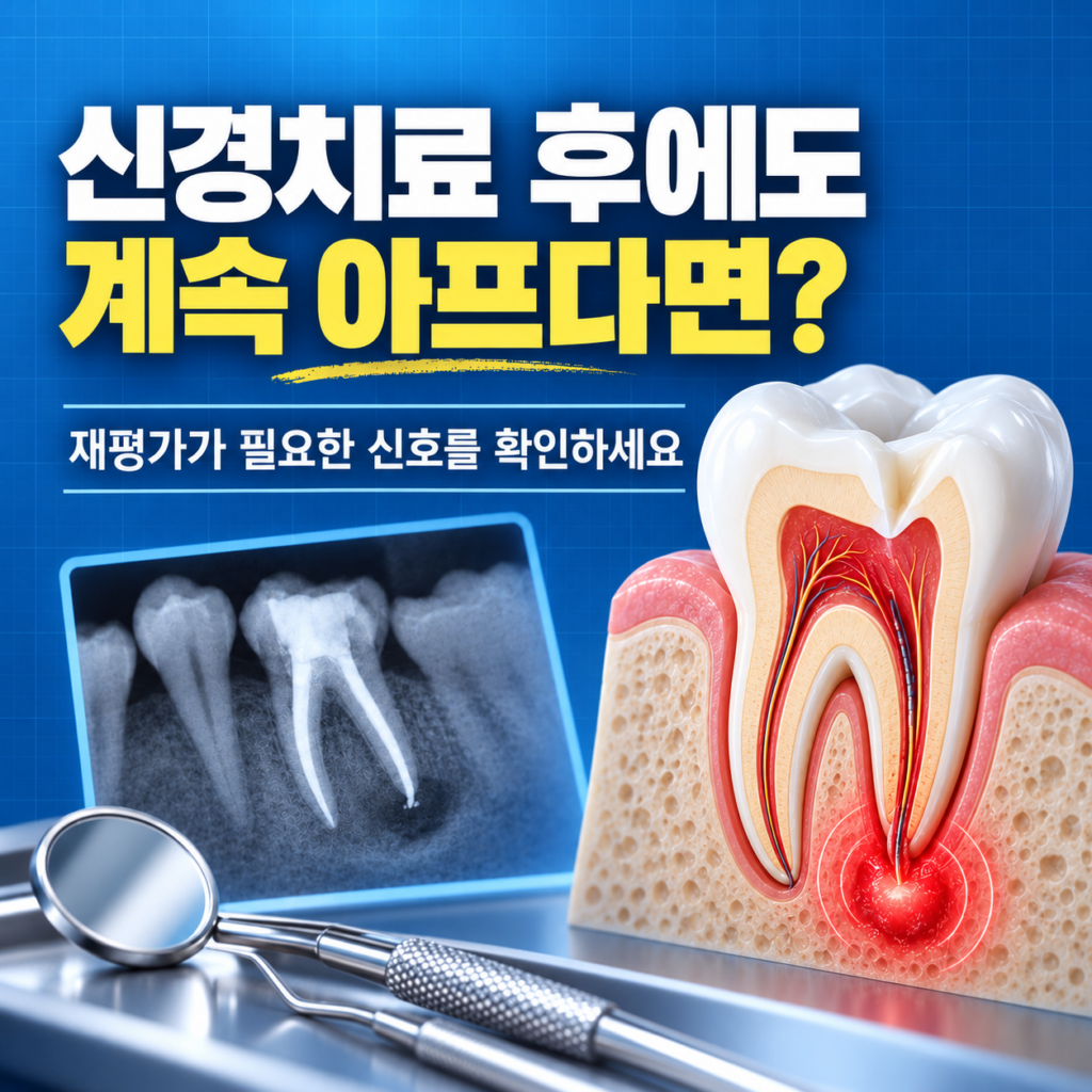 신경치료 잘하는 대전 치과 어디야? 여러 번 다녀도 계속 아파서
