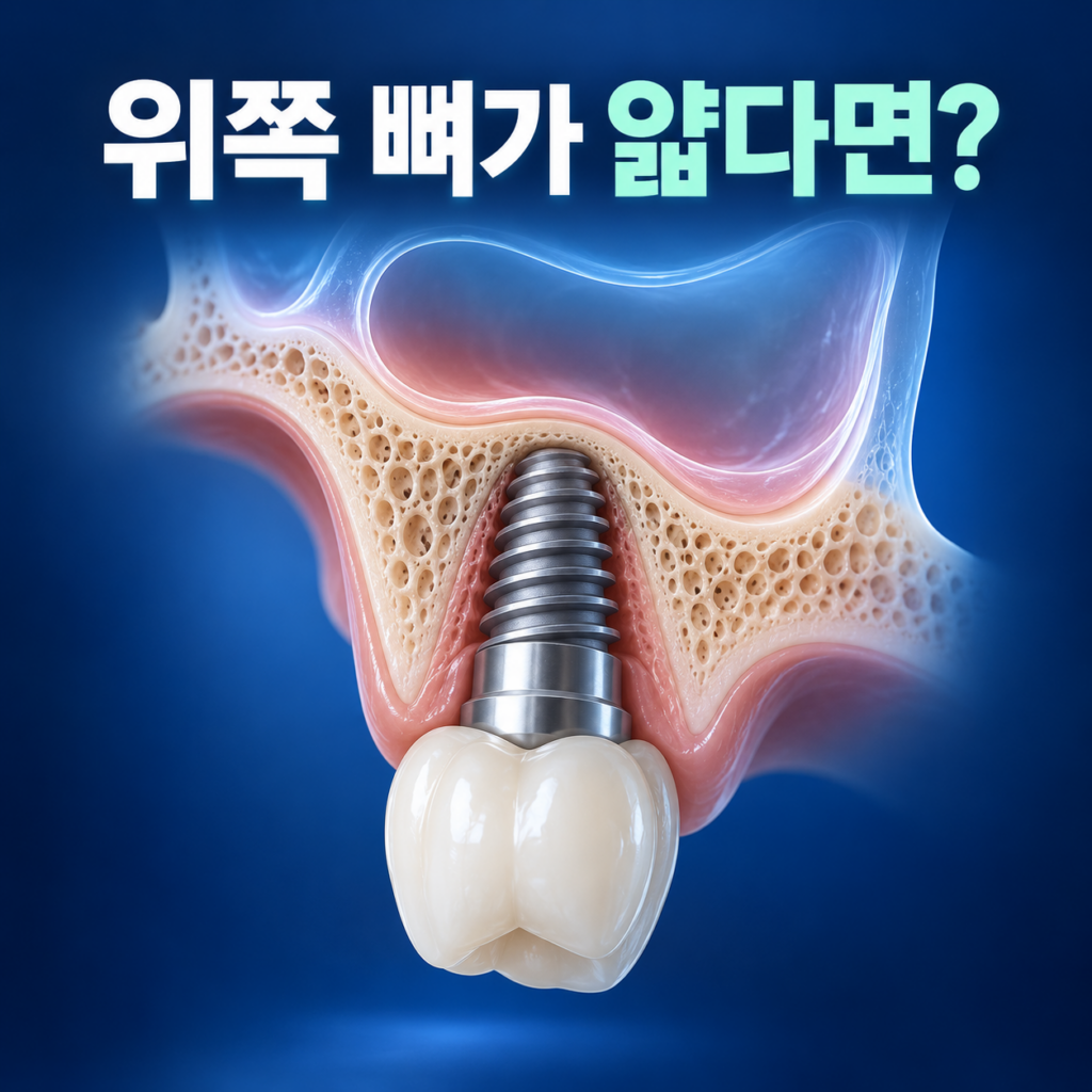 위쪽 뼈가 얇아 상악동 수술이 필요하다는데, 대전에서 어떤 임플란트 치과를 선택해야 할까요?